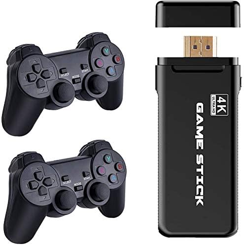 SMARTCAM USB Wireless Console Game Stick Video Game Console Built-in 3000 Classic Games 8 Bit Mini Retro Controller HDMI Output Dual Player- 4K Ultra HD Game Stick - Image 1