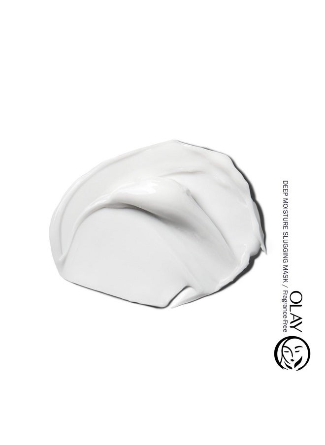 Olay - Olay Deep Moisture Slugging Mask with Shea Butter, Fragrance Free, 3.4 oz - Image 1