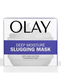 Olay Olay Deep Moisture Slugging Mask with Shea Butter, Fragrance Free, 3.4 oz  - Image 2