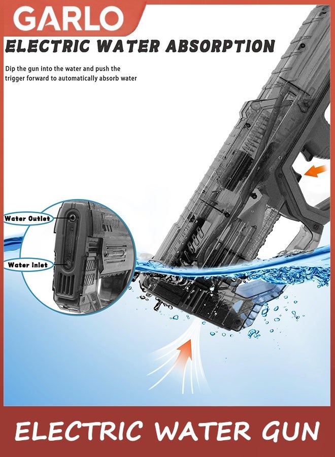 Garlo Electric Water Gun for Kid/Adult, Powerful Automatic Pulse Shooter Water Guns with 200 +, Squirt Guns Blaster for Summer Pool/Beach Toys, Continuous Water Pistol for Adults/Kids - Image 4