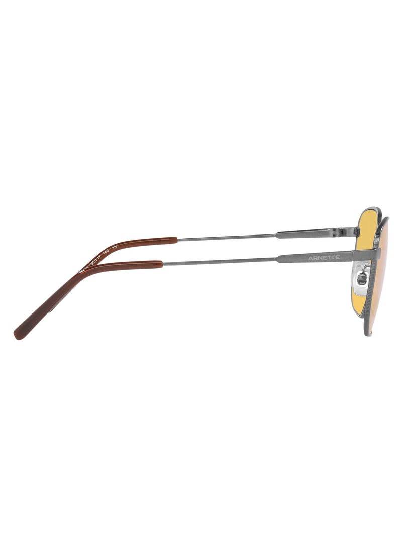 أرنيت نظارة شمسية كاملة الحواف للرجال - 0AN3086 74585 - مقاس العدسة: 56 مم - رمادي - Image 3