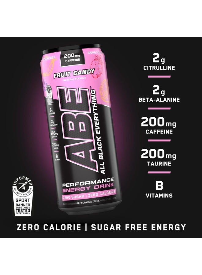 أبلايد نيوتريشن مشروب ABE Ultimate للتمرين، يزيد الأداء البدني، بنكهة حلوى الفواكه، 330 مل عبوة 12 - Image 4