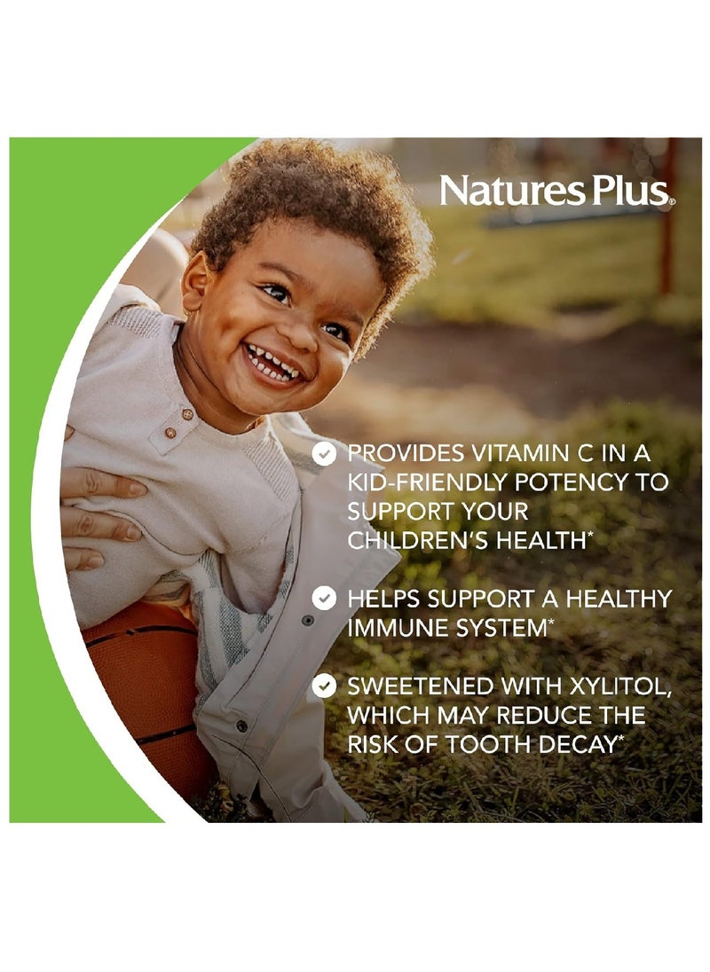 Natures Plus Natural Orange Juice Animal Parade Vitamin-C - 90 Tablets  - Image 4