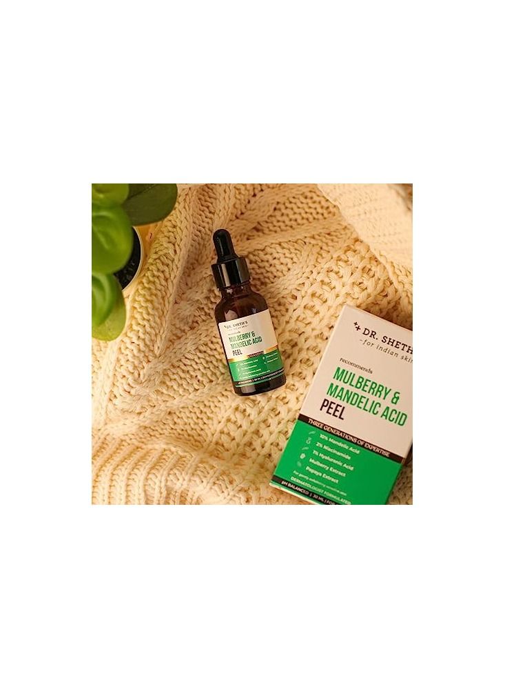 Dr. Sheth's Mulberry & 10% Mandelic Acid (AHA) Peel  30ml - Image 4