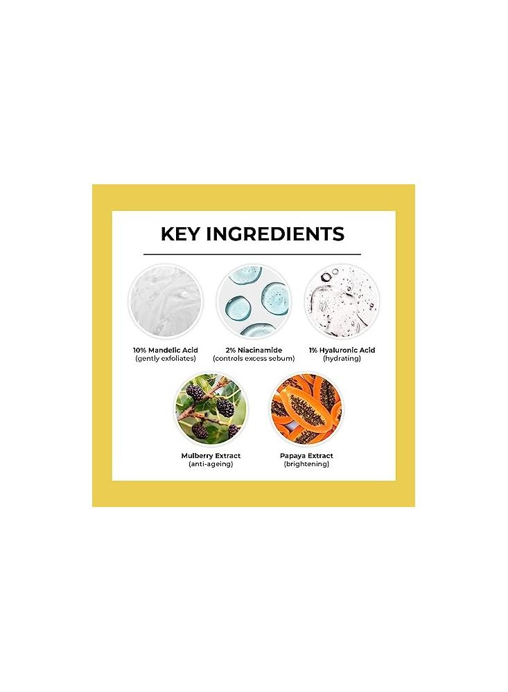 Dr. Sheth's Mulberry & 10% Mandelic Acid (AHA) Peel  30ml - Image 3