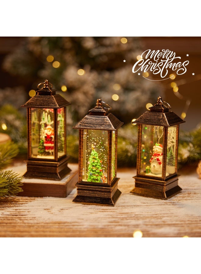 زينة عيد الميلاد، فوانيس الرياح، مصابيح الكريستال، سانتا كلوز، عيد الميلاد، زينة الحفلات، زينة عيد الميلاد، هدايا عيد الميلاد، زينة المنزل - Image 1