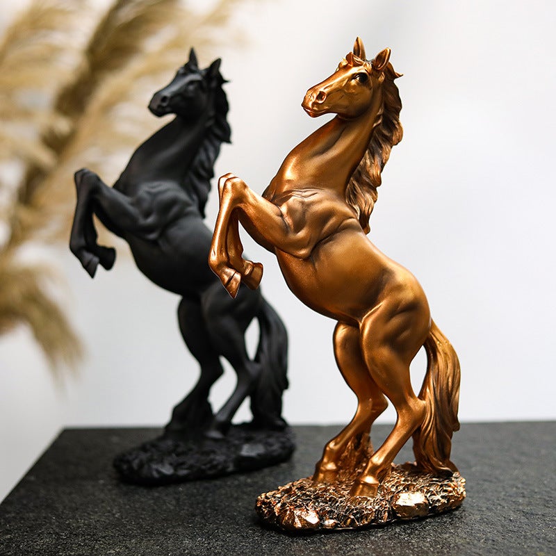 European-style ornaments, home accessories, housewarming, opening gifts, new vacant horses, living room, office crafts BS-019 Dark Horse - Image 5
