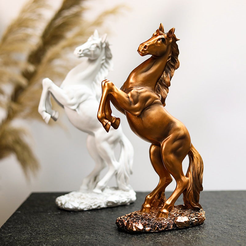 European-style ornaments, home accessories, housewarming, opening gifts, new vacant horses, living room, office crafts BS-019 Dark Horse - Image 4