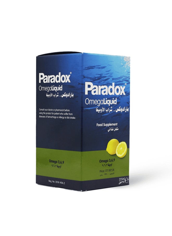Paradox Omega 3 Supplement, For Better Health, Lemon Flavor - 255 Ml  - Image 2