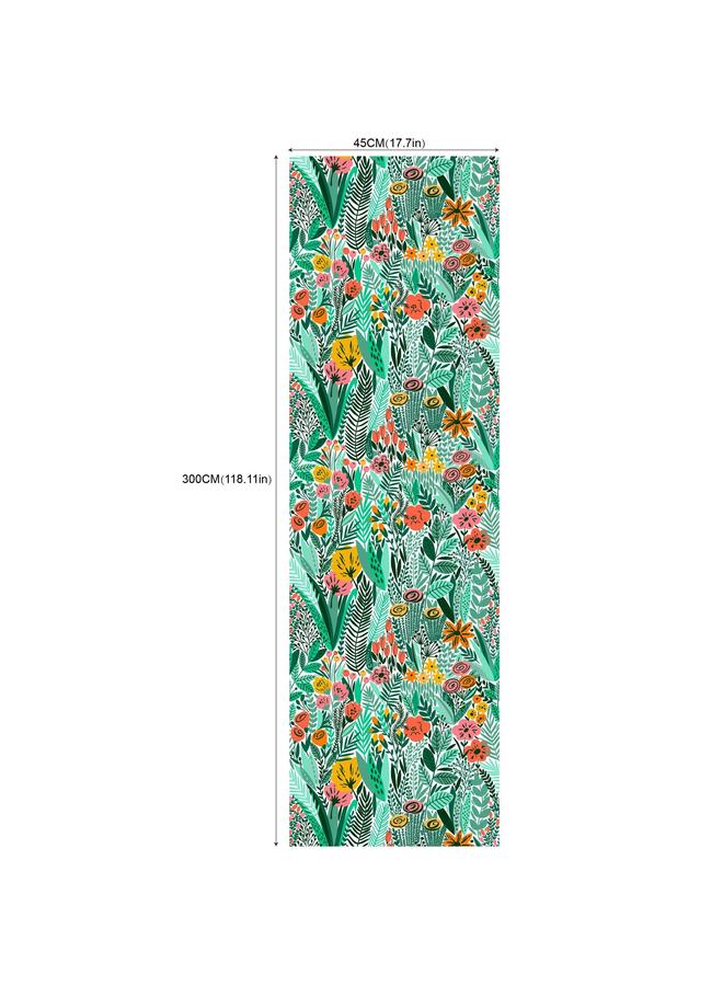 Bluejw Wallpaper Living Room Background Removable Wallpaper Green Plant Flower Seamless Self-adhesive Wallpaper RW131-157 - Image 1