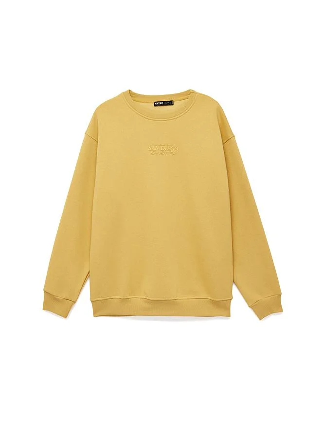 Koton  Crew Neck Sweatshirt for Men | Best Price UAE