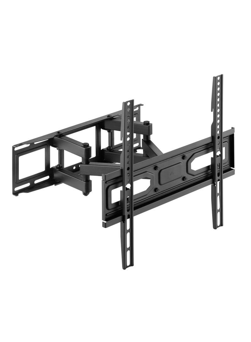 Skill Tech SH 370P Swivel TV Wall Mount for 32"-70" LED LCD Screens, VESA 400x400, Extendable Arm 67–355mm, 40kg Load Capacity – Black (Economic Series) - Image 1
