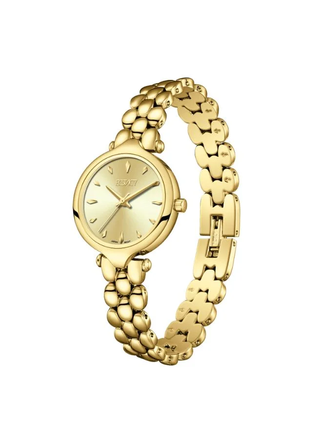 إكستاسي Women's Stainless Steel Analog Watch E25503-GBGC - 28mm mm