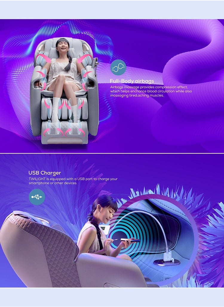 A50 Premium 3D Massage Chair in Grey with Long-Track Massage System, Intelligent Body Scan, Dual Surround Sound, Zero Gravity & Voice Guide – 10-Year Warranty - pzsku/ZE4092B8B07D45F781081Z/45/_/1734683387/ffb5a6e8-c6c3-443c-8dae-212e2649edfd