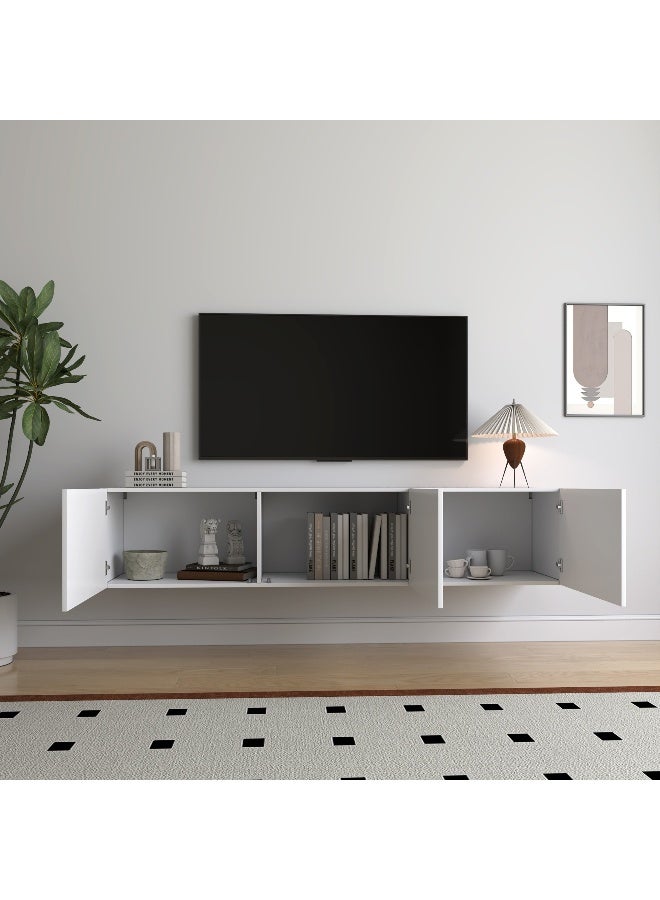 Home Box Riva Arena Wall Mounted Storage Unit - White - Image 2