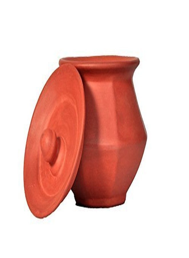 VINTICA Organic Clay Crafts Clay Handi for Cooking/Clay Handi/MItti Handi/Curd Handi (Round Handi 500 ML) - Image 2