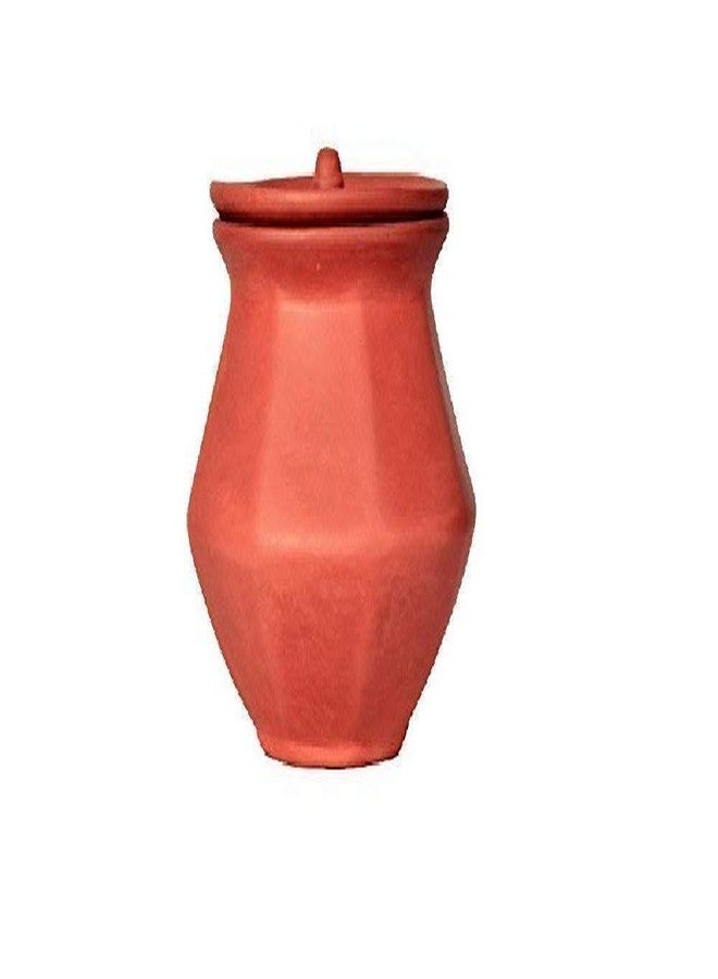 VINTICA Organic Clay Crafts Clay Handi for Cooking/Clay Handi/MItti Handi/Curd Handi (Round Handi 500 ML) - Image 1