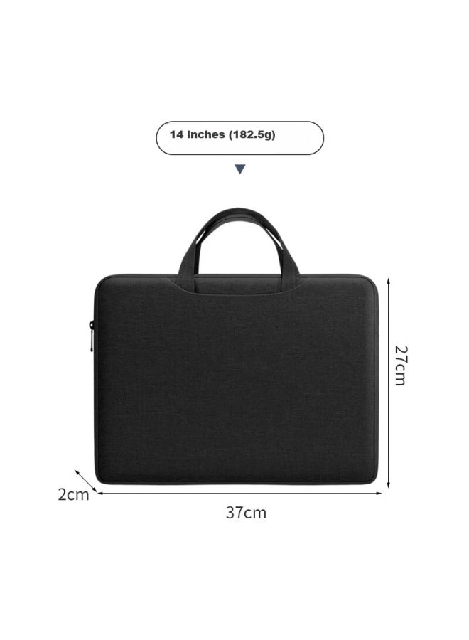 Bubm 14-inch Laptop Bag, Simple And Lightweight, Compatible With Macbook, Lenovo, Huawei, Thin Notebook Briefcase - Image 5
