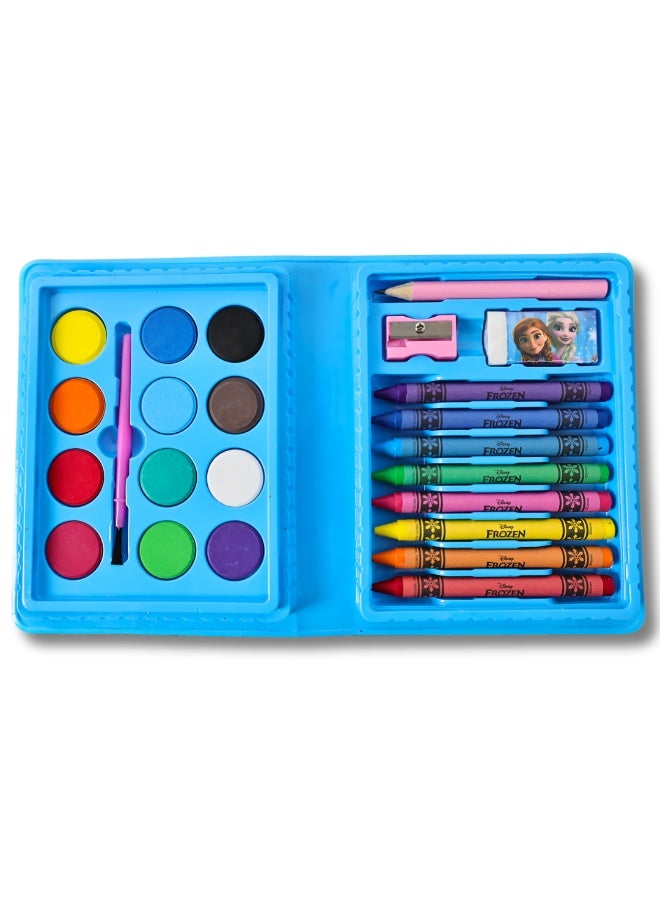 Disney Frozen 24 Pcs Art Set | Coloring Activity | Educational & Learning Kit | Ideal For Gifting | Age 3+ - Image 2