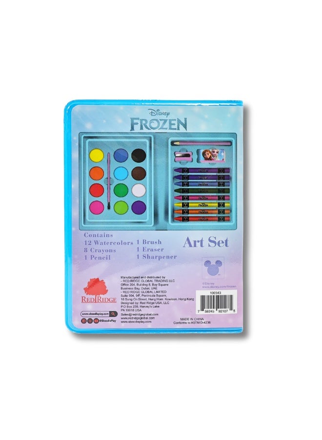 Disney Frozen 24 Pcs Art Set | Coloring Activity | Educational & Learning Kit | Ideal For Gifting | Age 3+ - Image 3