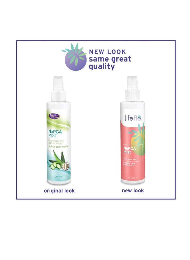 Life-flo Life-flo NaPCA Mist | Hydrating Spray for Face, Body and Hair | With Aloe and Sodium PCA for Softer, Fresher Skin | 8oz  - Image 2