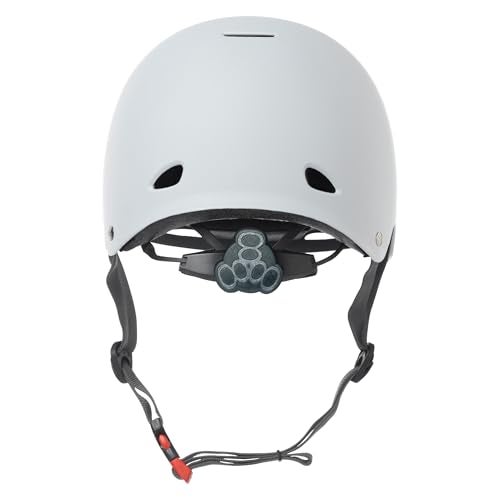 Triple Eight Gotham Dual Certified MIPS Skateboard and Bike Helmet, White Matte, X-Small / Small (3346) - Image 2