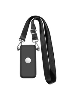 Generic Applicable To For Apple Vision Pro Accessories Power Drop-resistant Portable Washable Silicone All-inclusive Protective Case With Rope-Product Color:Black  - Image 1
