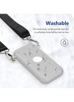Generic Applicable To For Apple Vision Pro Accessories Power Drop-resistant Portable Washable Silicone All-inclusive Protective Case With Rope-Product Color:Black  - Image 5