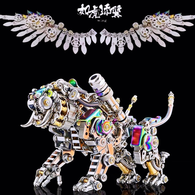 Fugui Tiger High Difficulty Precision Mechanical Metal Assembled Toy Model Boy Trendy Play Diy Gift Toys - Image 2