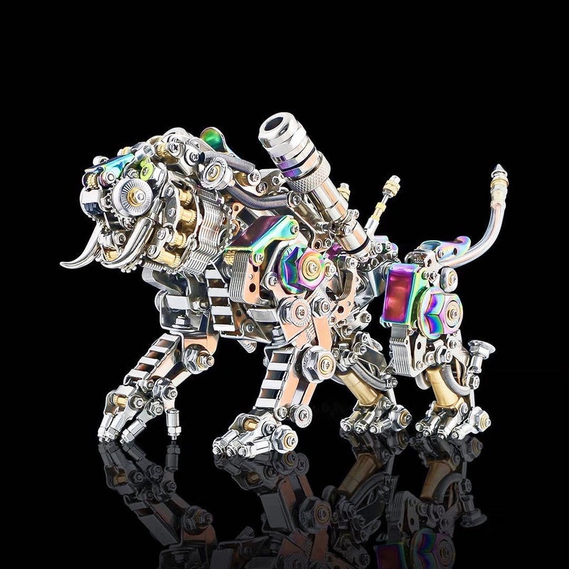 Fugui Tiger High Difficulty Precision Mechanical Metal Assembled Toy Model Boy Trendy Play Diy Gift Toys - Image 4