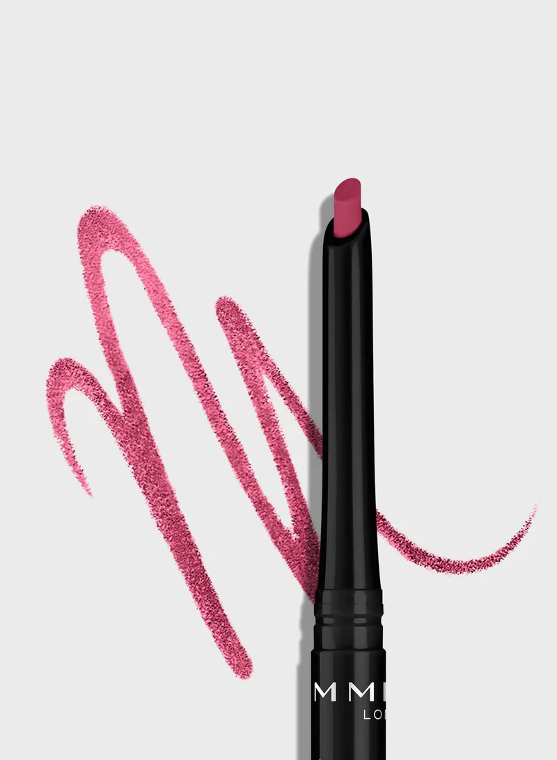RIMMEL LONDON Automatic Lip Liner Pencil Lasting Finish Exaggerate - 070 Pink Enchantment 0.35g