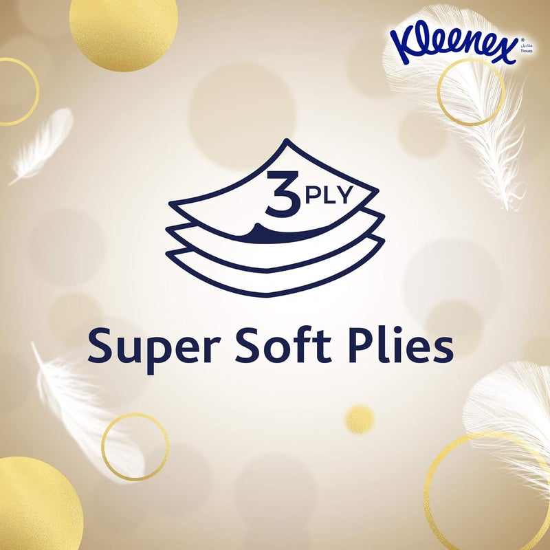 Kleenex Silk Cube Facial Tissue - 3 Ply, 24 Boxes of 50 Sheets - Image 4