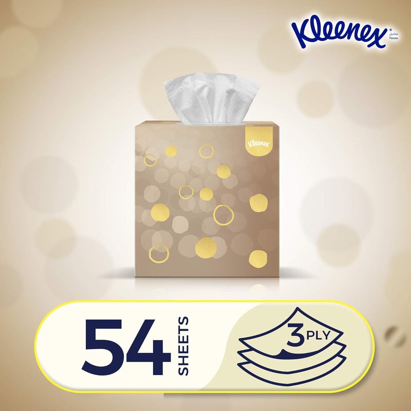 Kleenex Silk Cube Facial Tissue - 3 Ply, 24 Boxes of 50 Sheets - Image 2