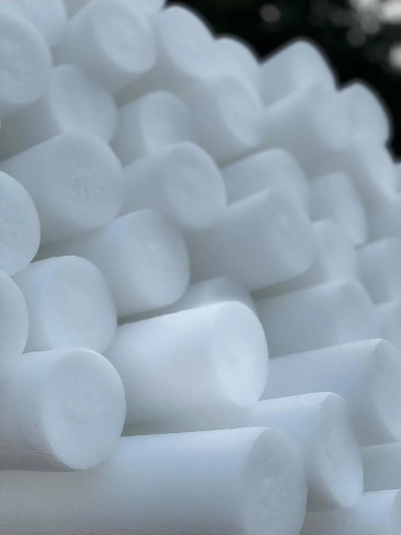 ريلفوم Re Oam 10 Pieces White Color Swimming Noodles, Sea and Pool Noodles, Foam Sausage