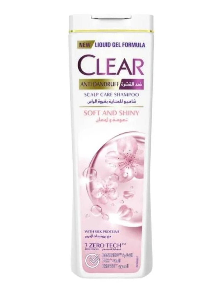null - Clear Antidandruff Shampoo Soft & Shiny For Women 180ML - Image 1