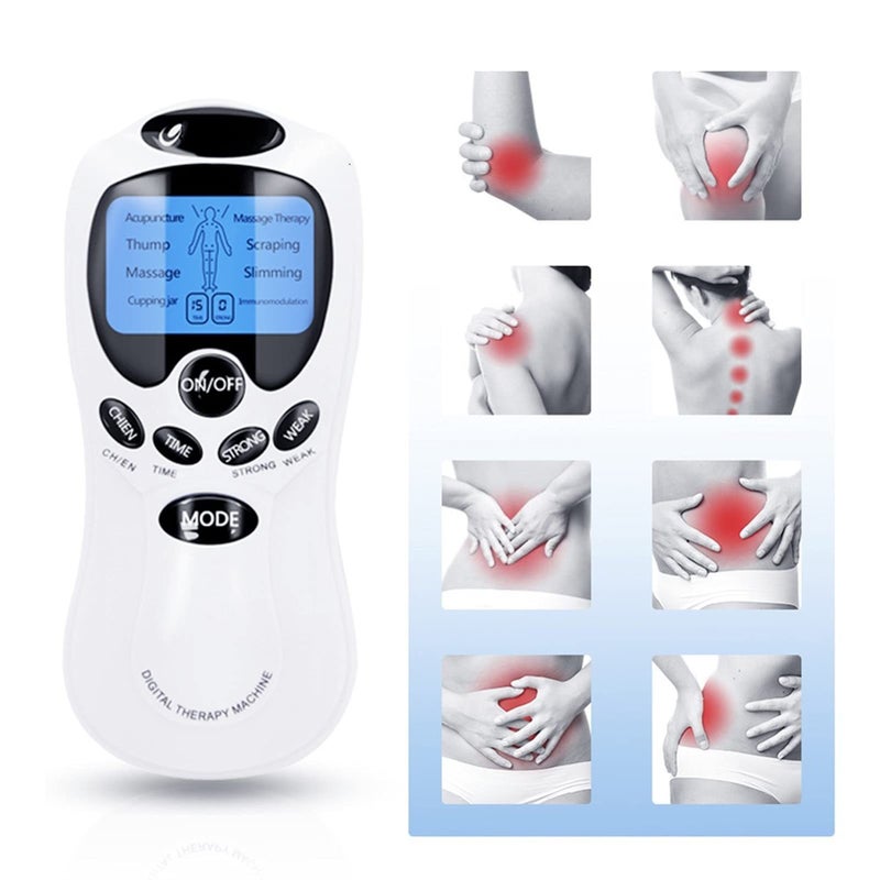 Digital Meridian Physiotherapy Instrument Dual-Channel Low-Frequency Pulse Massager Electronic Pulse Massager Massage Paste - Image 3