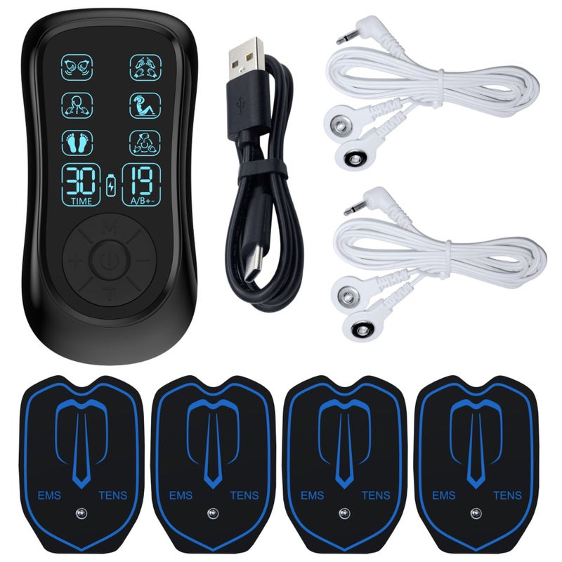 Digital Meridian Physiotherapy Instrument Dual-Channel Low-Frequency Pulse Massager Electronic Pulse Massager Massage Paste - Image 1