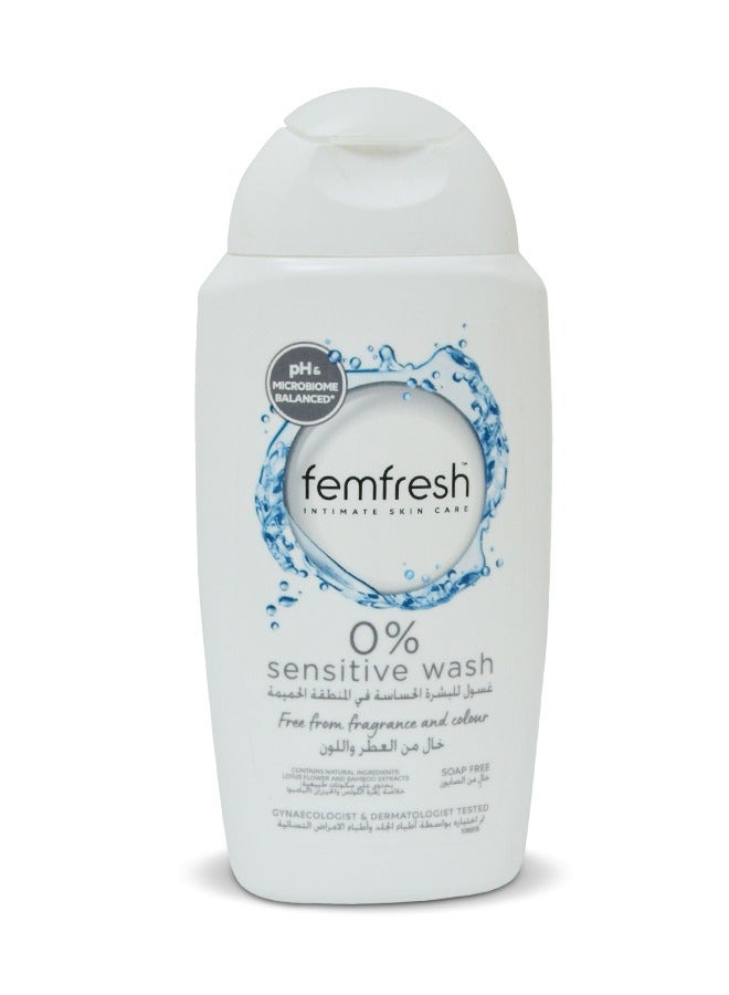 FEMFRESH Intimate 0% Sensitive Wash 250ml