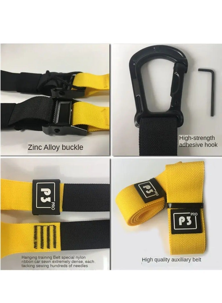 Loquat Workout Resistance Yoga Band,Yoga Elastic Straps For Workout And Stretching Rubber Resistance Belt Fitness Band Women Men Pull Up Stretch Bands Legs, Arms Or Full Body, Physical Therapy, Pilates - Image 4