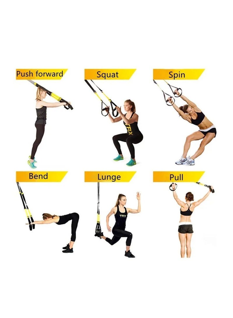 Loquat Workout Resistance Yoga Band,Yoga Elastic Straps For Workout And Stretching Rubber Resistance Belt Fitness Band Women Men Pull Up Stretch Bands Legs, Arms Or Full Body, Physical Therapy, Pilates - Image 1