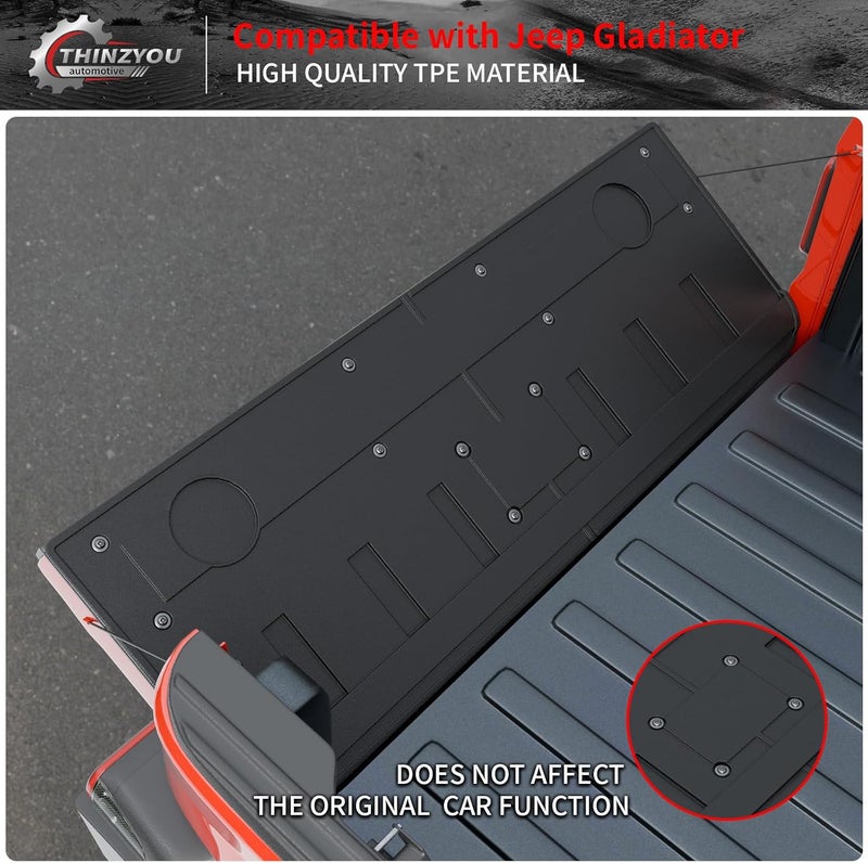 Thinzyou Tailgate Mat for 2020-2025 Jeep Gladiator JT - TPE All Weather Liner - Image 5