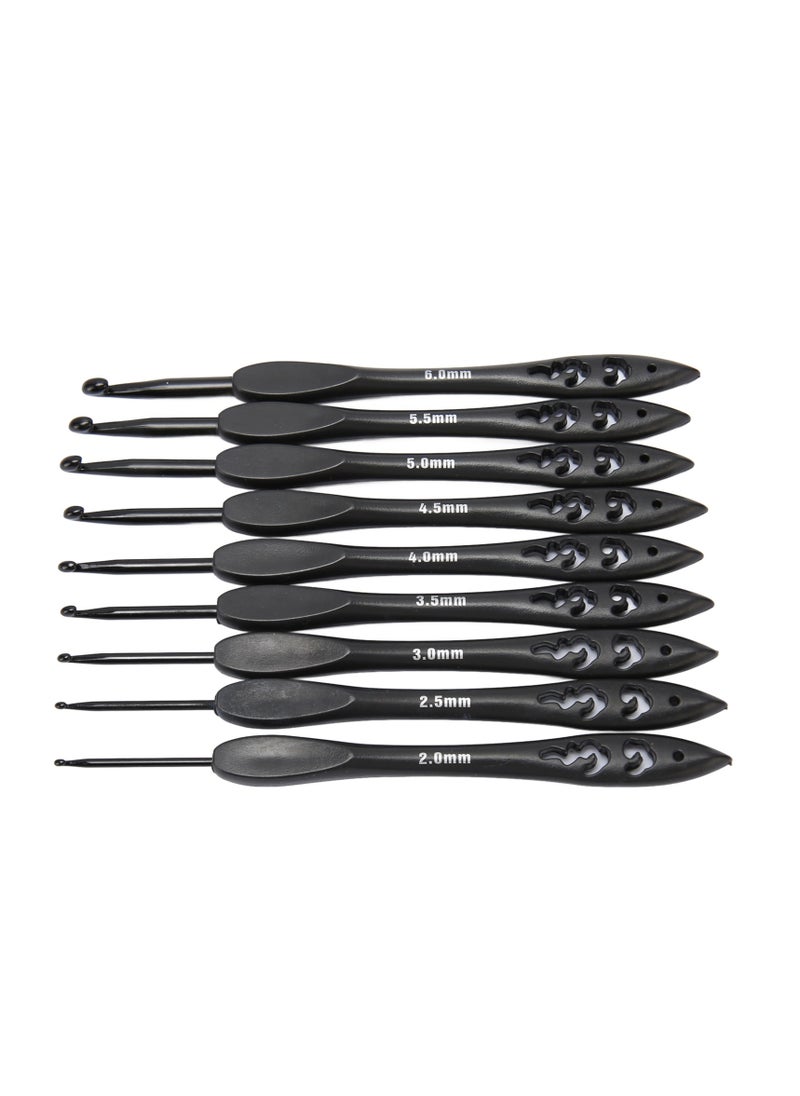 Velaurs 9PCS Knitting Tool Crochet Set Suitable For Beginners 2.0-6.0MM  - Image 1
