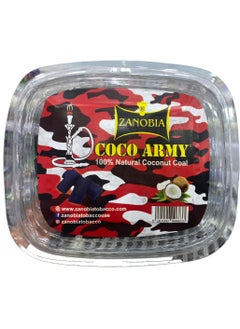 Generic Zanobia Coco Army Red Perfect Charcoal for Hookah  - Image 1