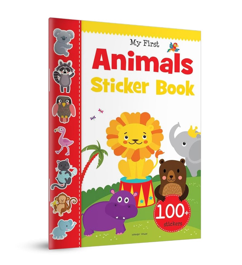 My First Animal Sticker Book (Exciting Sticker Books With 1 Plus Colourful Stickers) by Wonder House Books Paperback - Image 1