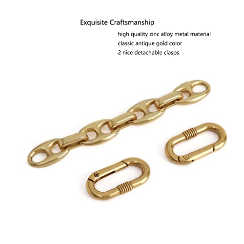 Yichain Metal Purse Chain Strap Extender for Accessory Charms,Lengthen Crossbody Shoulder Handbags Strap(No.1 Antique Gold) - Image 3