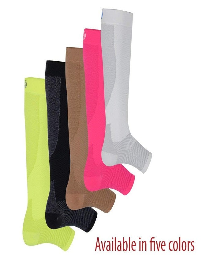 OS1st FS6+ Performance Foot/Calf Sleeves for Plantar Fasciitis pain relief, heel pain, shin splints and arch support (Pink Fusion, Small) - Image 4