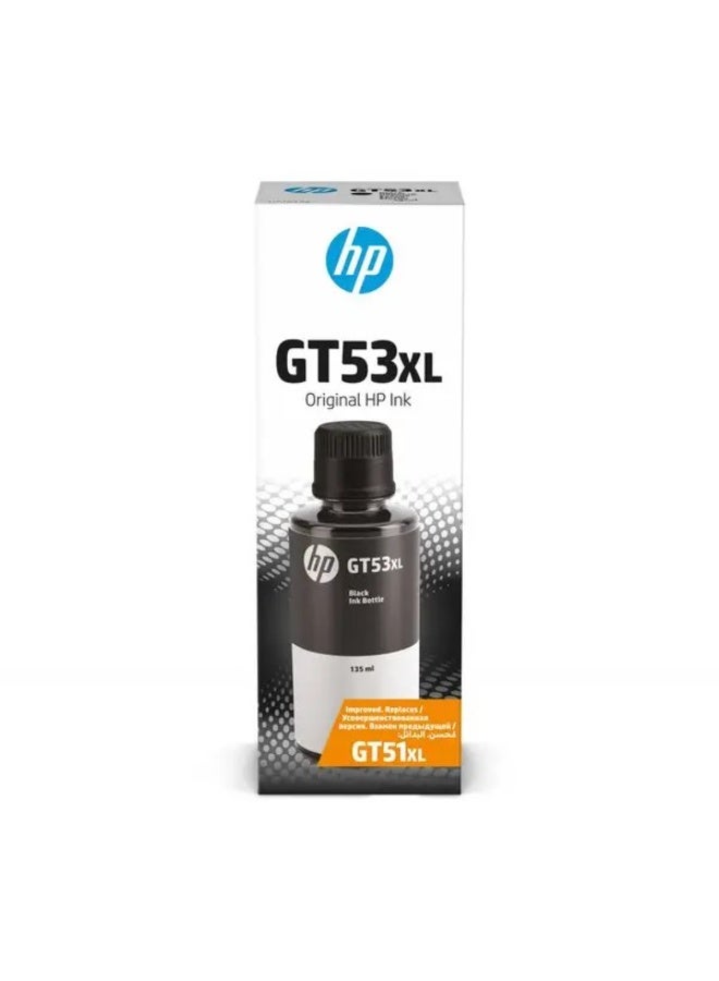 HP GT53XL عبوة حبر أسود أصلية 135 مل أسود - Image 2