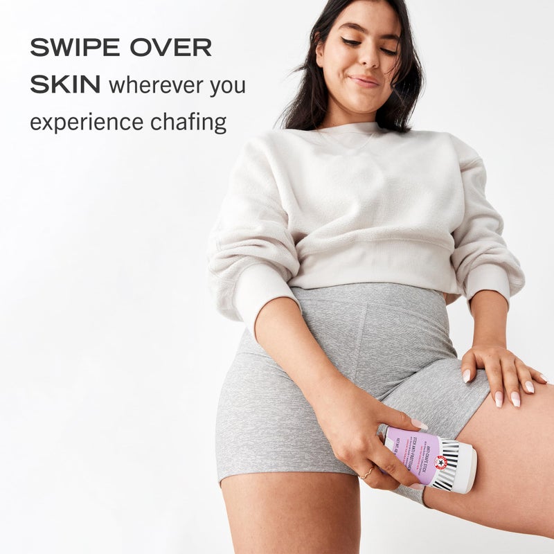 First Aid Beauty - Anti-Chafe Stick with Shea Butter and Colloidal Oatmeal, Clear Sweat-Resistant Chafe Guard Keeps Skin Comfortable for 10K Steps, Safe for Sensitive Skin, Vegan, Cruelty Free, 1.7 oz - Image 5