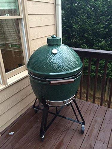 Dracarys Grill Chimney Top Vent Cap Ceramic Damper Top Big Green Color Egg Accessories,Big Grill Green Egg Parts Replacement for Medium,Large and XLarge Big Green Charcoal Grill Egg - Image 5