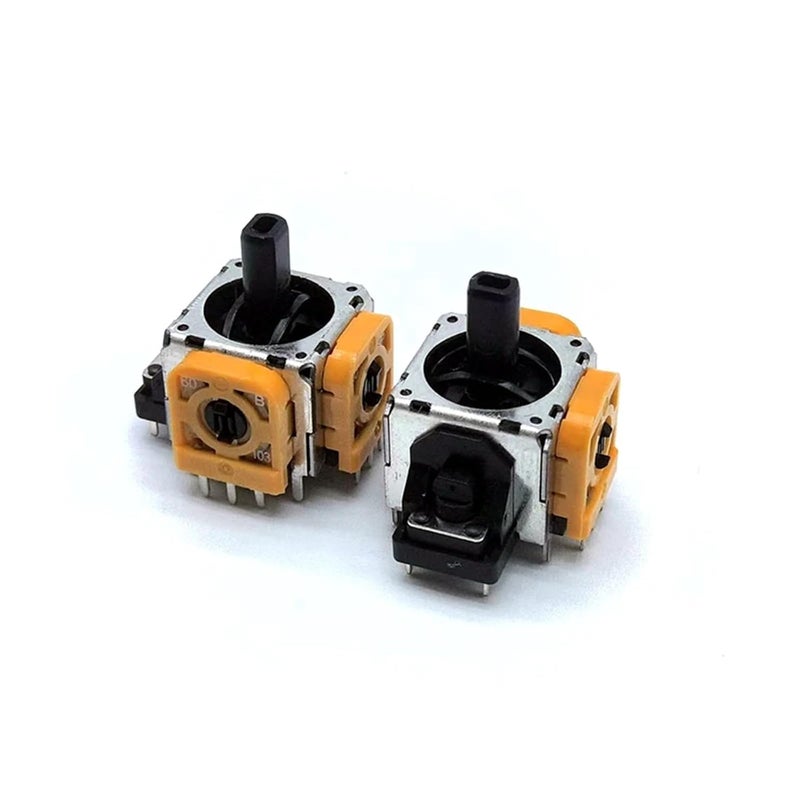 2 pcs 13X13 FJR10K-S Joystick Potentiometer B10K Plate 3D Aircraft Model Joystick 360° Game Console with Cover Handle Switch - Image 2